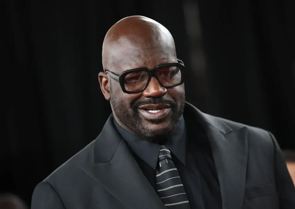 FIFA World Cup 2026 Official Draw - Red Carpet Arrivals WASHINGTON, DC - DECEMBER 05: Draw assistant Shaquille O’Neal poses on the red carpet prior to the FIFA World Cup 2026 Official Draw at John F. Kennedy Center for the Performing Arts on December 05, 2025 in Washington, DC. (Photo by Kevin Dietsch/Getty Images)