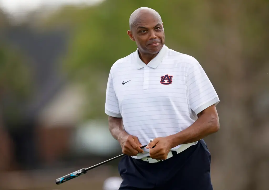 ORLANDO, FLORIDA - MARCH 04: Charles Barkley plays a practice round prior to the Arnold Palmer Invitational presented by Mastercard 2026 at Arnold Palmer Bay Hill Golf Course on March 04, 2026 in Orlando, Florida. (Photo by Mike Ehrmann/Getty Images)