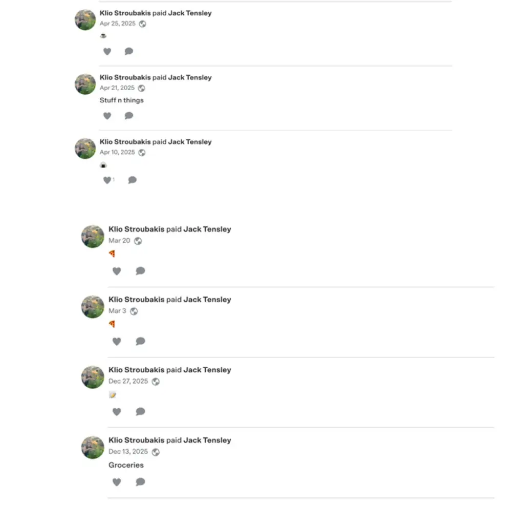 Dylan Kresak/Venmo/Screeshot